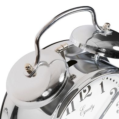 La Crosse Technology 6.5-Inch Battery Operated Analog Twin Bell Alarm Clock