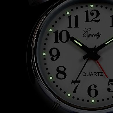 La Crosse Technology 6.5-Inch Battery Operated Analog Twin Bell Alarm Clock