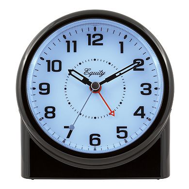 La Crosse Technology Night Vision Silent Sweeping Analog Alarm Clock