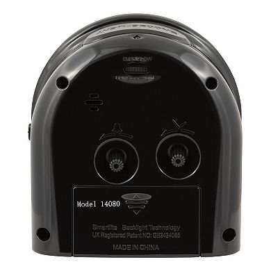 La Crosse Technology Night Vision Silent Sweeping Analog Alarm Clock