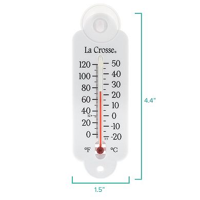 La Crosse 4.4-Inch Small Capillary Analog Thermometer