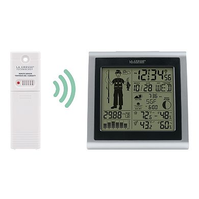 La Crosse Technology Digital Wireless Forecast with Fisherman Icon