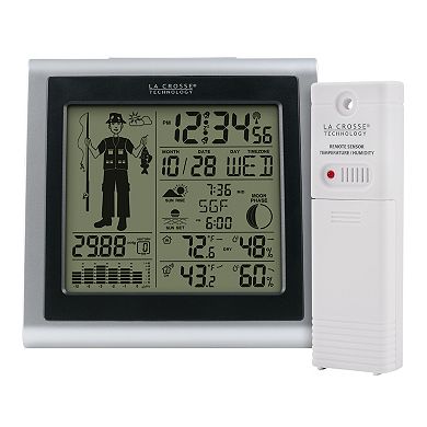 La Crosse Technology Digital Wireless Forecast with Fisherman Icon