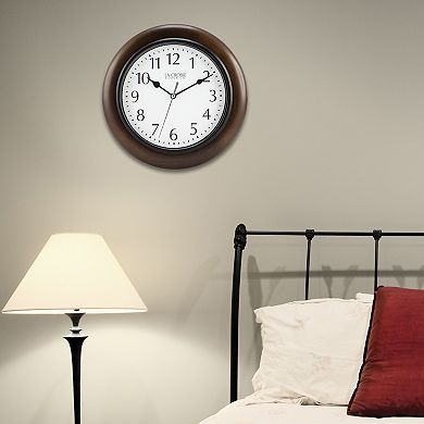 La Crosse Technology 10-Inch Linwood Analog Quartz Wall Clock