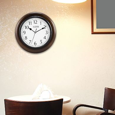 La Crosse Technology 10-Inch Linwood Analog Quartz Wall Clock