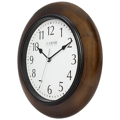 La Crosse Technology 10-Inch Linwood Analog Quartz Wall Clock