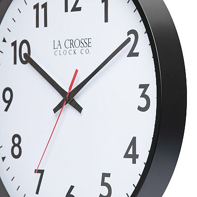 La Crosse Technology 19-Inch Commercial Silent Sweeping Analog Quartz Wall Clock