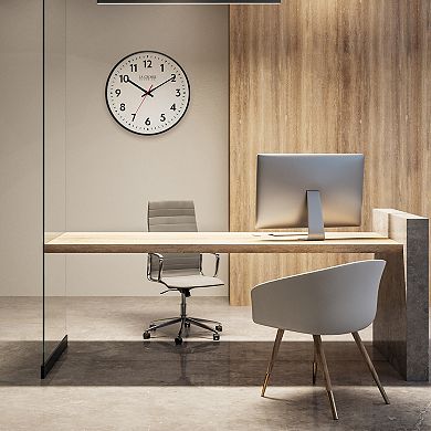 La Crosse Technology 19-Inch Commercial Silent Sweeping Analog Quartz Wall Clock