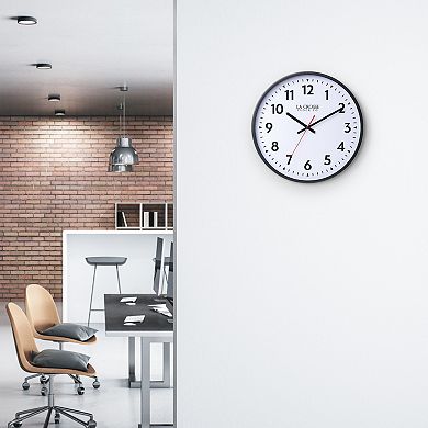 La Crosse Technology 16-Inch Commercial Silent Sweeping Analog Wall Clock