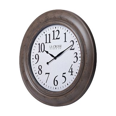 La Crosse Technology 36-Inch Mattison Analog Quartz Wall Clock