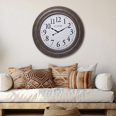La Crosse Technology 36-Inch Mattison Analog Quartz Wall Clock