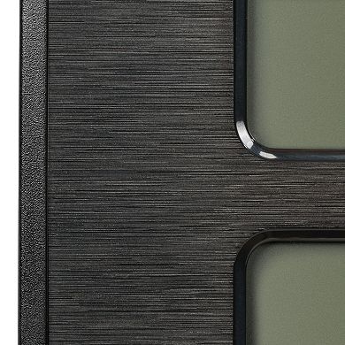 La Crosse Technology Black Digital Atomic Clock with Calendar & Indoor Temperature