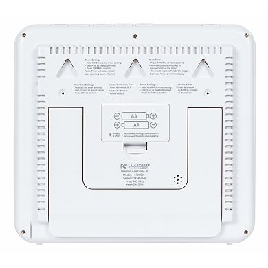 La Crosse Technology Digital Atomic Clock with Indoor & Outdoor Temperature