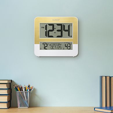 La Crosse Technology Digital Atomic Clock with Indoor & Outdoor Temperature