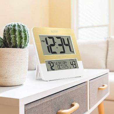 La Crosse Technology Digital Atomic Clock with Indoor & Outdoor Temperature