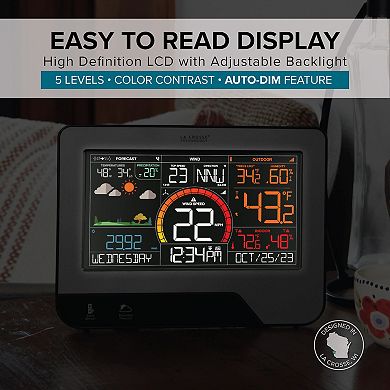 La Crosse Technology Wi-Fi Wind & Weather Center with Remote Monitoring
