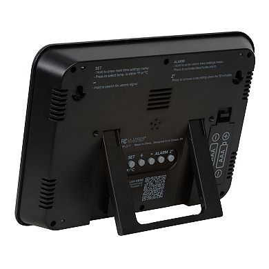 La Crosse Technology Digital Atomic Clock with Calendar & Indoor Temperature