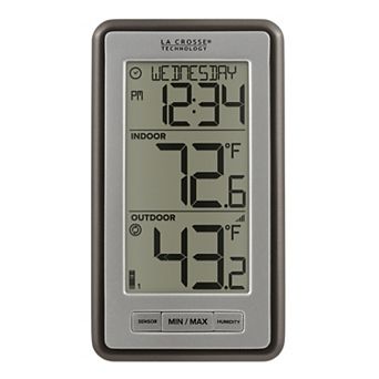 La Crosse Technology Digital Wireless Temperature Station & Indoor Humidity Monitor