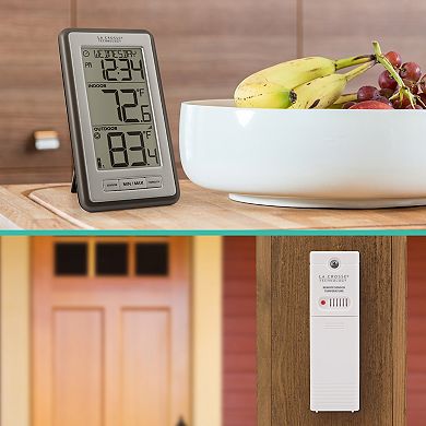La Crosse Technology Digital Wireless Temperature Station & Indoor Humidity Monitor