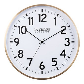 La Crosse Technology 19-Inch Callahan Silent Sweep Analog Quartz Wall Clock