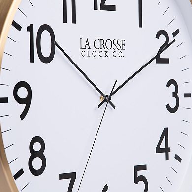 La Crosse Technology 19-Inch Callahan Silent Sweep Analog Quartz Wall Clock