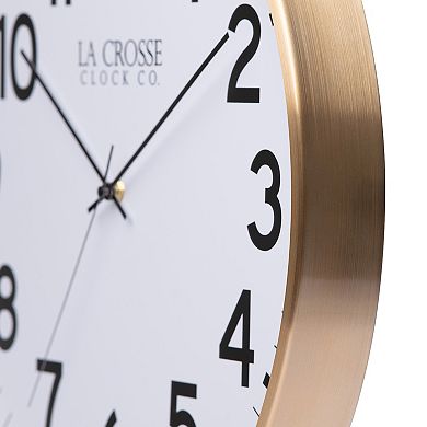 La Crosse Technology 19-Inch Callahan Silent Sweep Analog Quartz Wall Clock