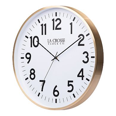 La Crosse Technology 19-Inch Callahan Silent Sweep Analog Quartz Wall Clock