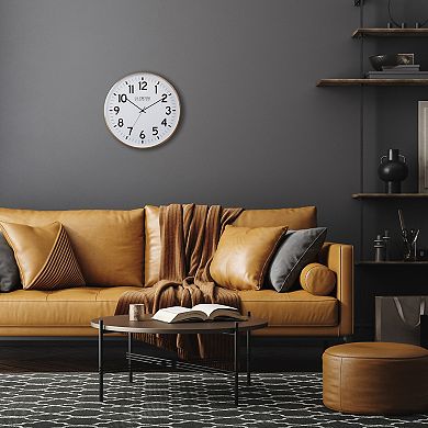 La Crosse Technology 19-Inch Callahan Silent Sweep Analog Quartz Wall Clock