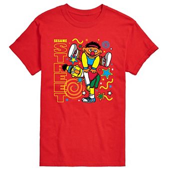 Men's Sesame Street Bert & Ernie Retro Graphic Tee