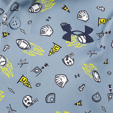 Boys 4-7 Under Armour Matchplay Print Polo
