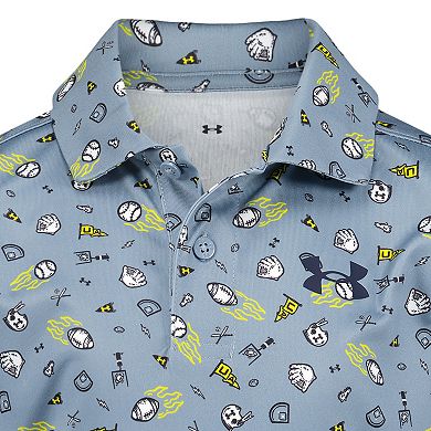 Boys 4-7 Under Armour Matchplay Print Polo