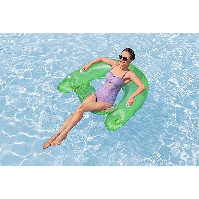 H2OGO! Sit 'N Ease Inflatable Pool Chair Lounge - Styles May Vary