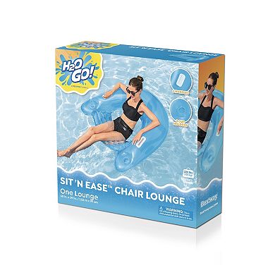 H2OGO! Sit 'N Ease Inflatable Pool Chair Lounge - Styles May Vary