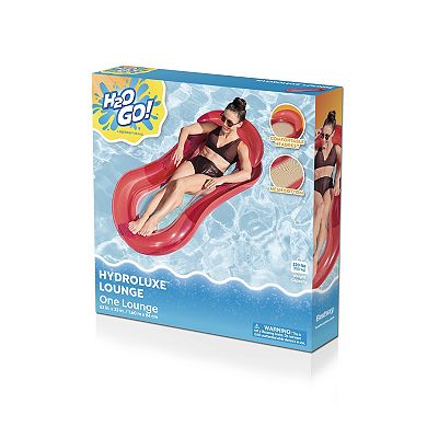 H2OGO! HydroLuxe Floating Pool Lounge Float
