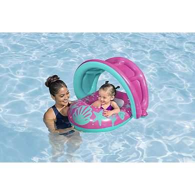 H2OGO! Splash Star Inflatable Shaded Baby Boat Float