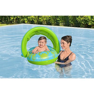 H2OGO! Splash Star Inflatable Shaded Baby Boat Float