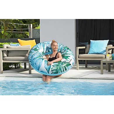 H2OGO! Tropical Palms Inflatable Swim Tube