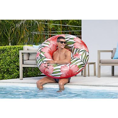 H2OGO! Tropical Palms Inflatable Swim Tube