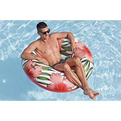 H2OGO! Tropical Palms Inflatable Swim Tube