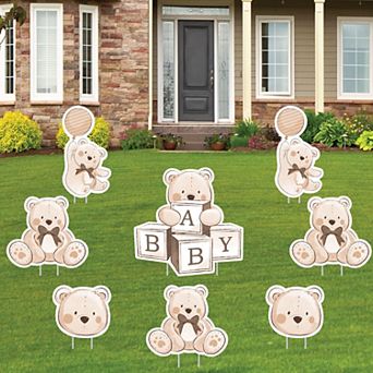 Big Dot of Happiness We Can Bearly Wait - Yard Sign and Outdoor Lawn Decorations