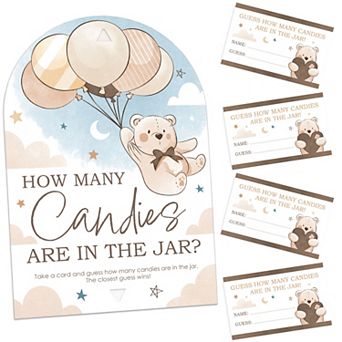 Big Dot of Happiness We Can Bearly Wait Candy Guessing Game