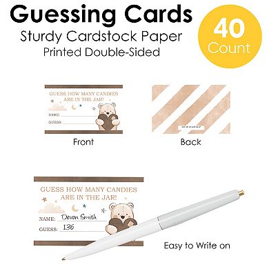 Big Dot of Happiness We Can Bearly Wait Candy Guessing Game