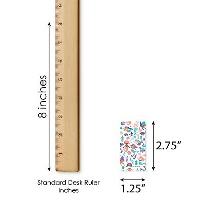 Big Dot of Happiness Mermaid Party Mini Candy Bar Wrapper Stickers