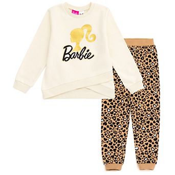 Barbie Fleece Sweatshirt & Pants Set