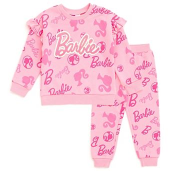 Barbie Fleece Sweatshirt & Pants Set