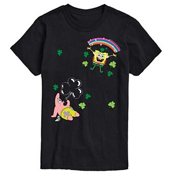 Men's SpongeBob SquarePants St. Patrick's Day Collage Graphic Tee