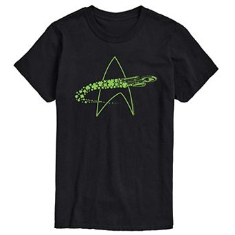 Men's Star Trek U.S.S. Enterprise Shamrocks Graphic Tee