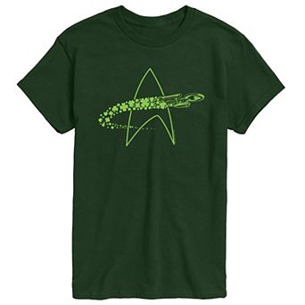 Men's Star Trek U.S.S. Enterprise Shamrocks Graphic Tee
