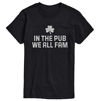 Big & Tall In The Pub We All Fam Graphic Tee