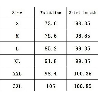 Women's High Waist A-Line Midi Skirt Side Pockets Back Bow Skirt